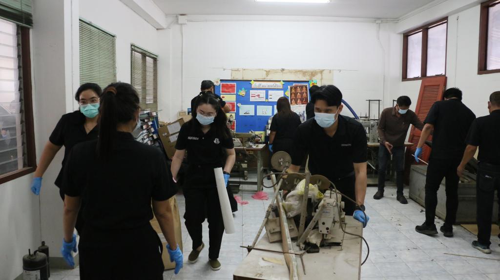 รวมพลังชาว ศภ.8 กสอ. ทำ 5 ส ปรับพื้นที่ให้น่าอยู่ พร้อมรับการปฏิบัติงาน