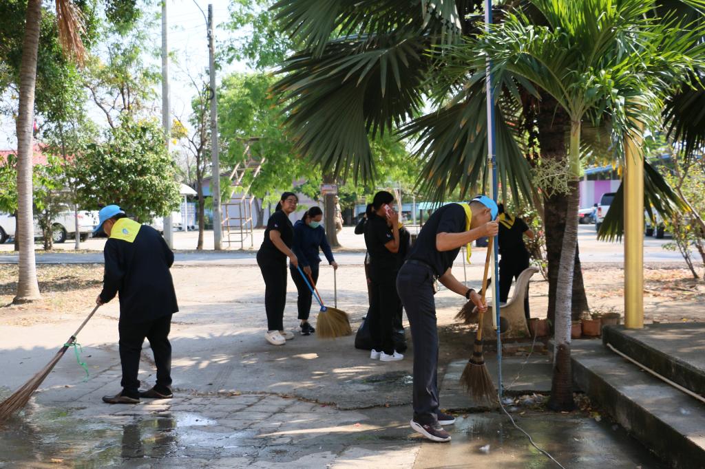 DIPROM CENTER 8 จัดกิจกรรม “ศภ.8 กสอ. จิตอาสาอนุรักษ์ทรัพยากรธรรมชาติ สังคม สิ่งแวดล้อม” ร่วมกับ สำนักงานอุตสาหกรรมจังหวัดสุพรรณบุรี