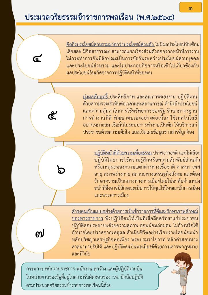 คณะทำงานคุณธรรม ศูนย์ส่งเสริมอุตสาหกรรมภาคที่8 ขอเผยแพร่สื่อจริยธรรม ภายใต้กิจกรรมเสริมสร้างคุณธรรมจริยธรรมปลูกจิตสำนึกต้านทุจริตของ ศภ.8 กสอ.