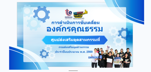 การดำเนินการขับเคลื่อนองค์กรคุณธรรม ประจำปีงบประมาณ พ.ศ.2569